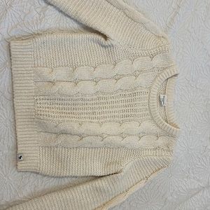 Abercrombie &Fitch girls cable-knit sweater